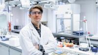 A doctor doing research in a lab